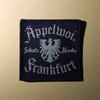 Aufnäher "Äppelwoi-Frankfurt Schutzmarke", blau/hellblau
