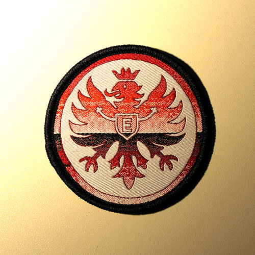 Aufnäher "Eintracht Frankfurt-Adler 1959", rot-weiß