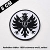 Aufnäher "Adler 1959" schwarz-weiss, 8 cm (mittelgross)